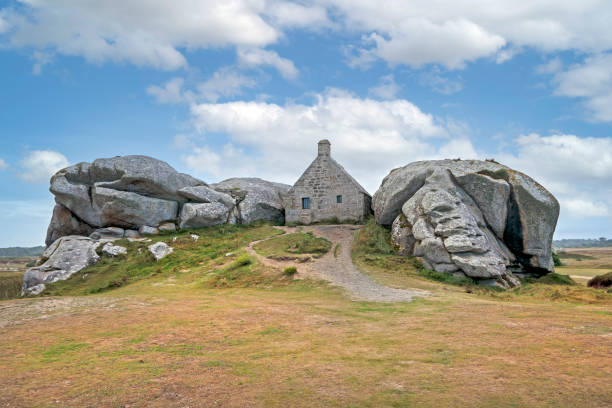 istock Site view of Meneham, Kerlouan, Brittany 1413998807