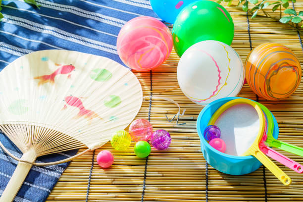 istock Japanese festivals, balloons, balls scoops 1414001129