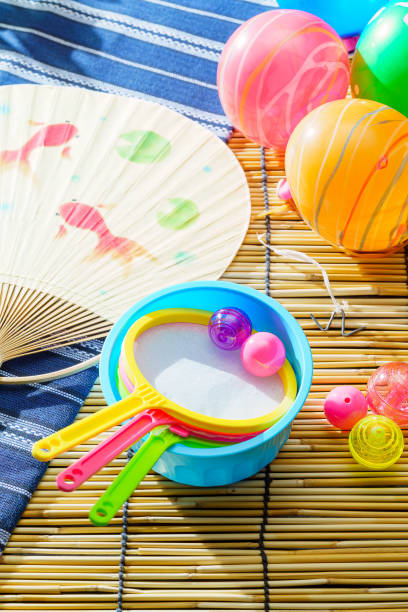 istock Japanese festivals, balloons, balls scoops 1414001134