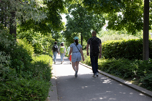 Promenade Plantée, also called Coulée Verte (“Green Stream”), is a 2.9 mile elevated linear park built on top of obsolete railway infrastructure in the 12th arrondissement of Paris