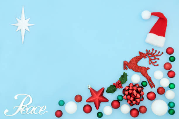 istock Christmas Symbol of Peace Abstract Background Border Design 1414008436