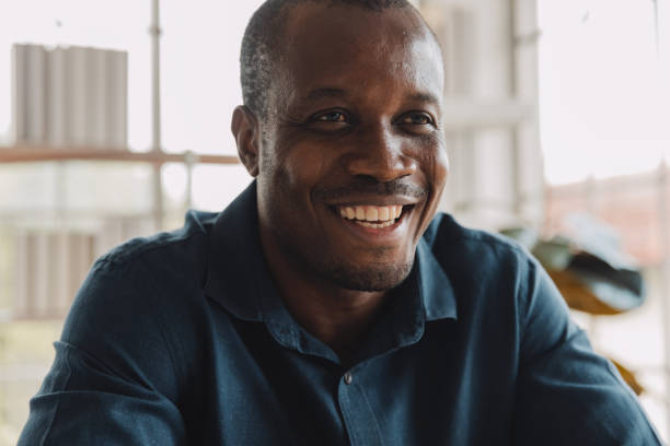 istock Business man portrait, candid. 1414012794