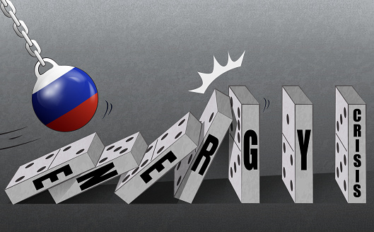 The domino effect of the Russia-Ukraine conflict. (Used clipping mask)