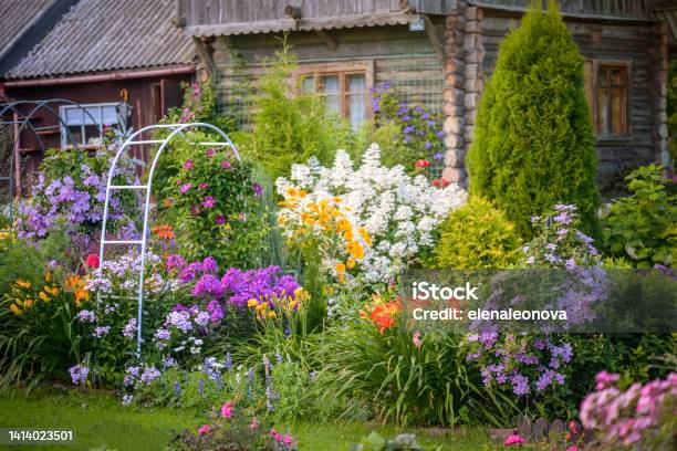 Beautiful Ornamental Garden Stock Photo - Download Image Now - Garden, Ornamental Garden, Yard - Grounds
