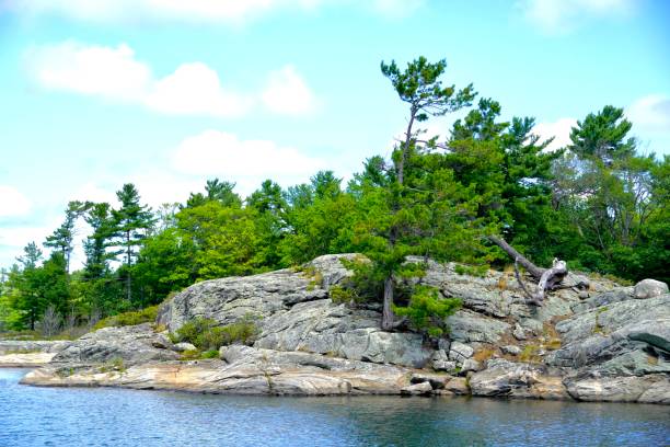 istock Georgian Bay rocky shore 1414023527