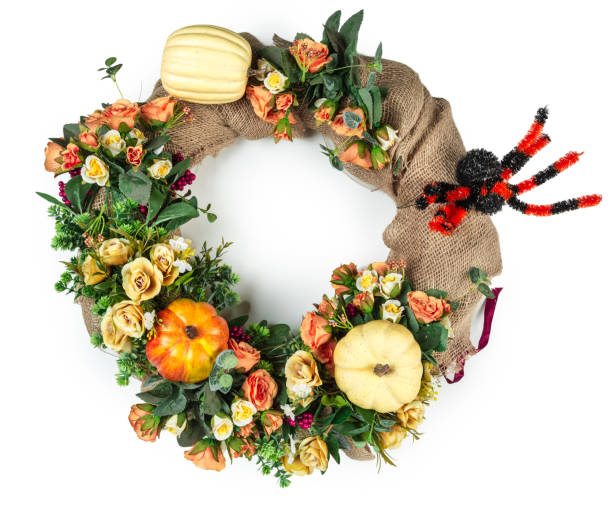 istock Stylish Halloween decorations. Decorative Pumpkins. 1414025163