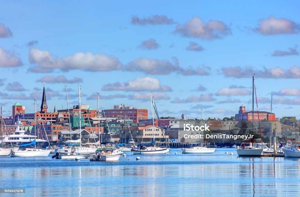 Portland, Maine Portland is the largest city in the state of Maine located on a penninsula extended into the scenic Casco Bay. Portland - Maine Stock Photo