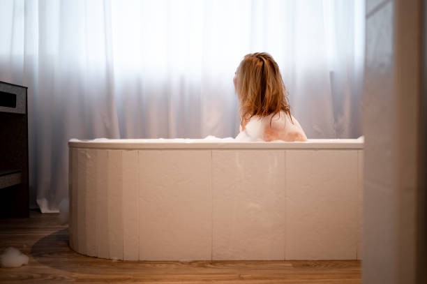 istock Woman in a bathtub 1414029223