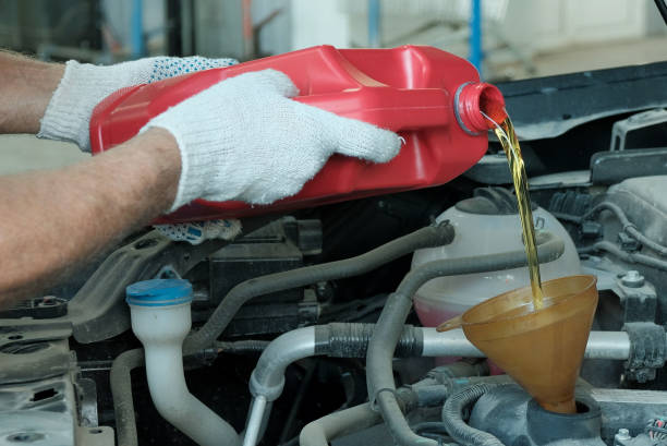 istock Car maintenance at a car service. 1414031090
