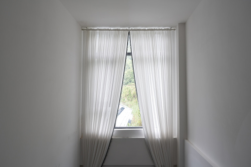 White screen window in the corridor