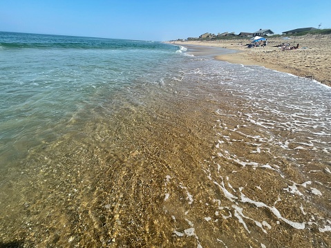 Clear ocean water on OBX