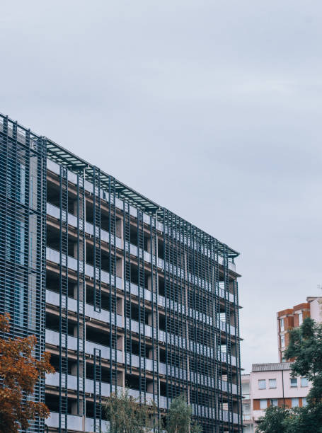 istock Steel exterior building 1414038035