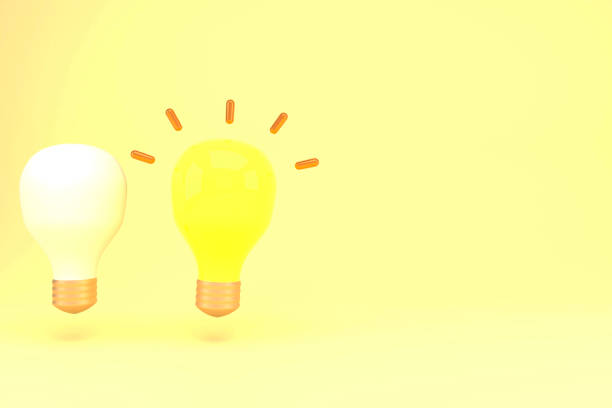 istock 3d cartoon style minimal light bulb icon. Idea, solution, business, strategy concept. Solution and business idea. Thinking, invention symbol. 1414039807