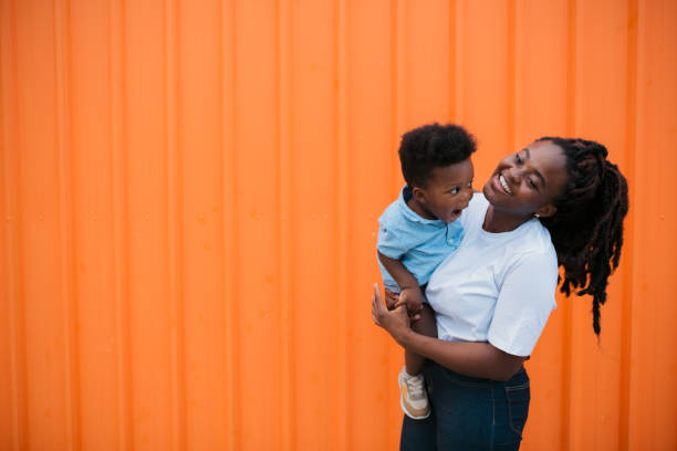 istock Mother and her son outdoors 1414047104