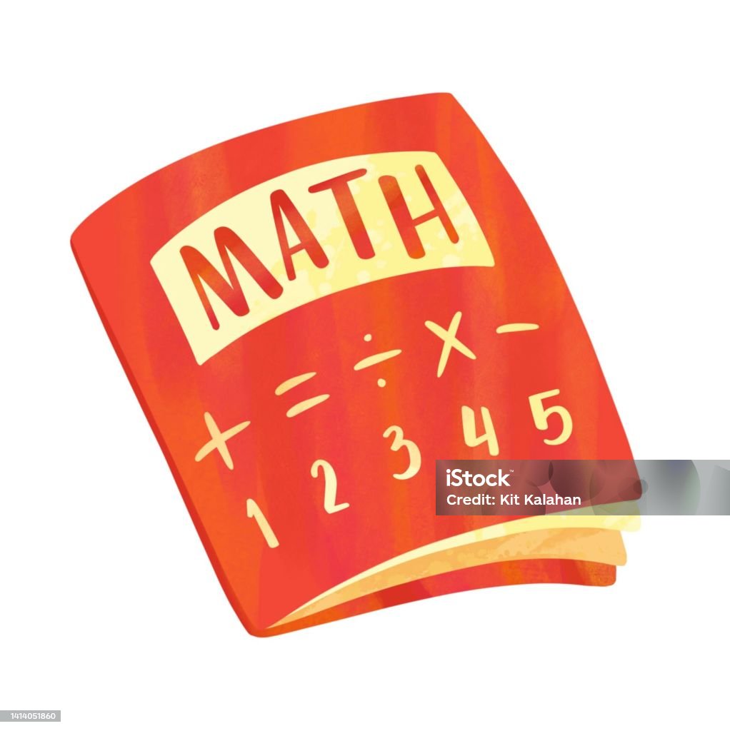 Math Notebook Stock Image Educational Math Notebook Textbook Stock Illustration - Download Image ...