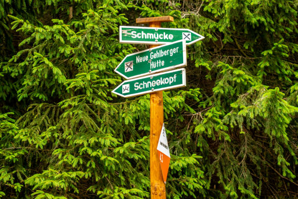 istock Summer discovery tour through the Thuringian Forest near Brotterode 1414065966