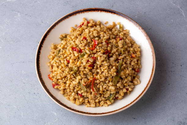 istock Bulgur pilaf with Firik (Turkish name; firikli bulgur pilavi) 1414068369