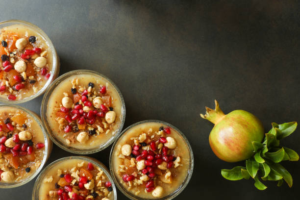 istock Traditional delicious Turkish dessert; Ashura (Asure) 1414070360