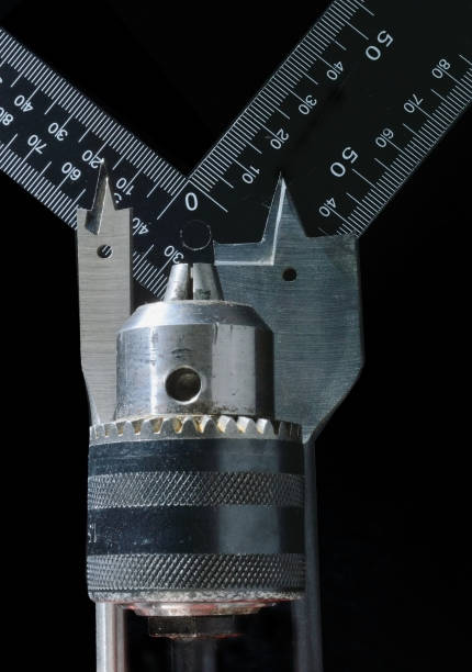 istock Tools for working with wood. Dark background. Close-up 1414071226