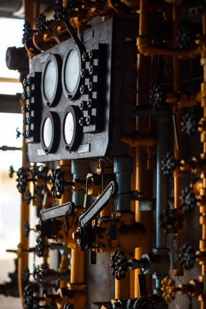 istock Pipes and Pressure Gauges 1414081758