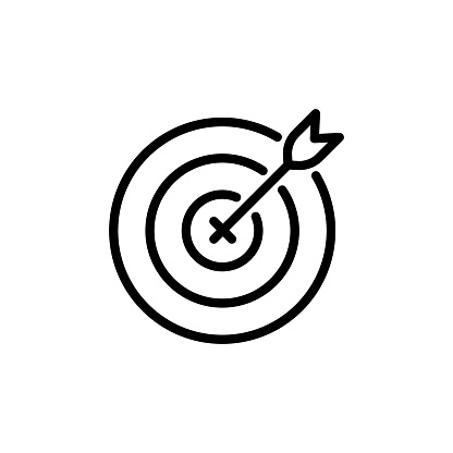 Target Editable Stroke Line Icon