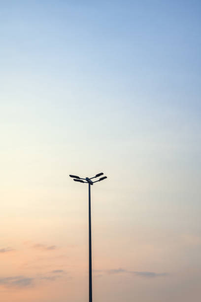 istock Sunrise street lamp 1414087165