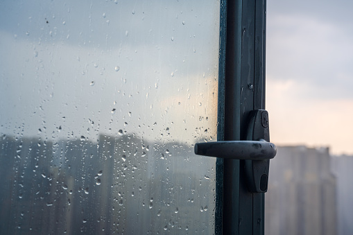 A rainy window