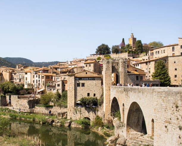 istock Old buildings, colonial village, old architecture. 1414090490