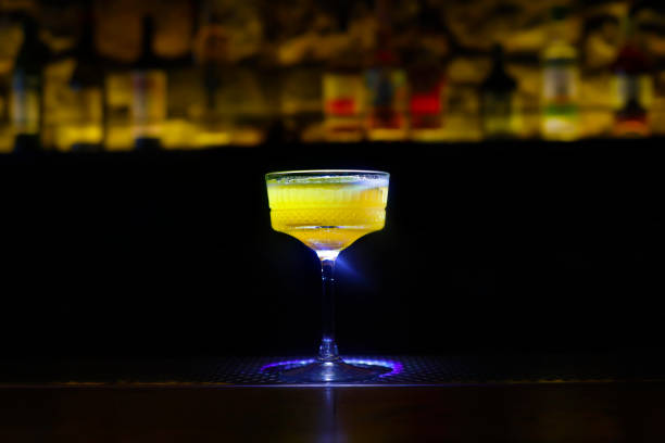 istock A cool yellow cocktail at the bar based with vodka 1414108015