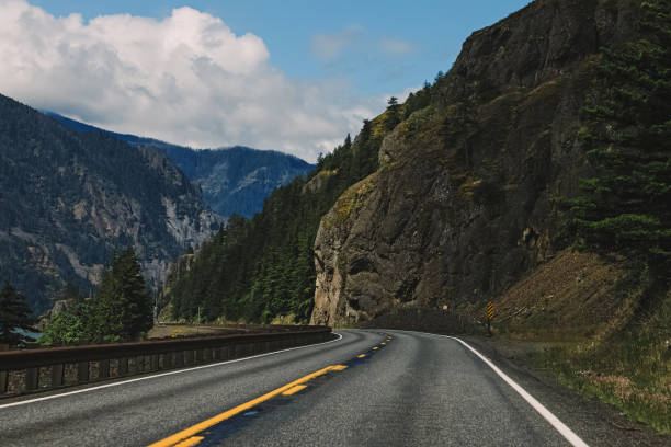 istock Scenic highway through the mountains 1414110418