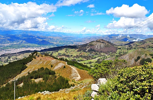a View of Cajamarca Valley