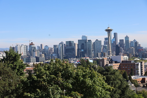 Photo of Downtown Seattle and space needle from Kerry park