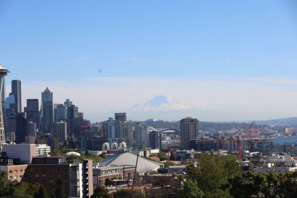 istock Downtown Seattle and space needle from Kerry park 1414123150