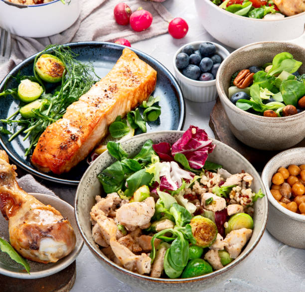 istock Healthy food assortment. Dieting concept. 1414141410