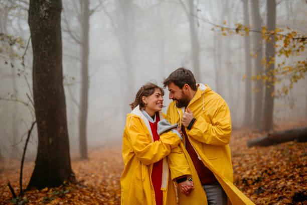 istock Loving our, every season, walks in forest 1414148655