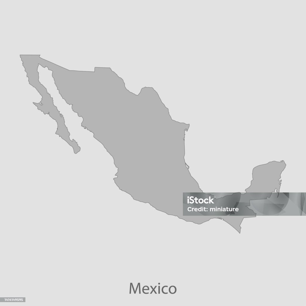 Mexico Abstract Map Mexico Map Stock Illustration - Download Image Now - Abstract, Art ...