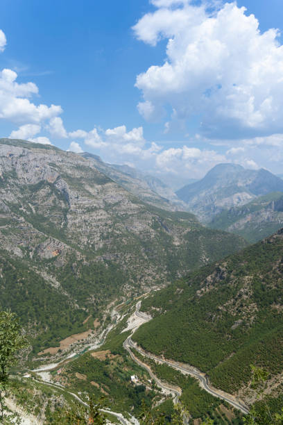Albania mountains landscape stock photo