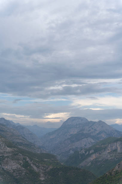 Albania mountains landscape stock photo
