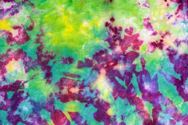 istock tie dye pattern hand dyed on cotton fabric abstract texture background. 1414157139