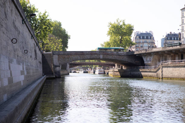 istock Petit Pont and the Seine River in summer 1414161130