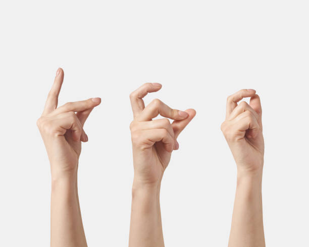 istock Finger snap woman hand with wrist. 1414171695