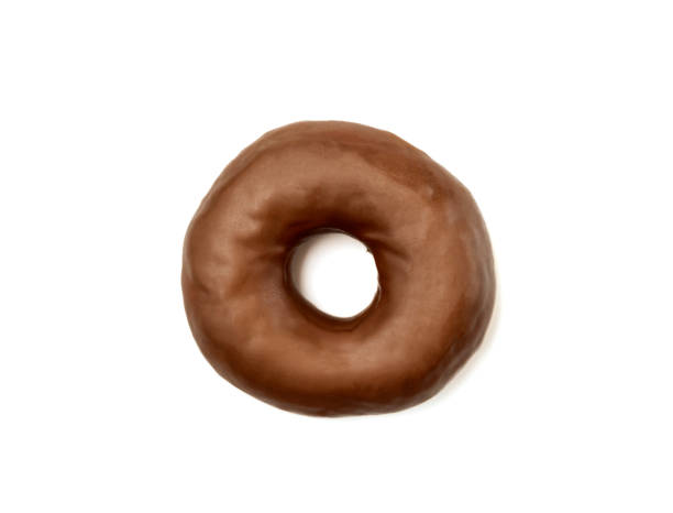 istock Donut with chocolate glossy glaze 1414181725