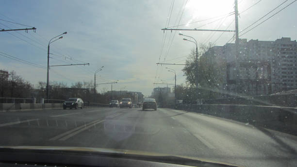 istock car in road traffic in Moscow 1414198488