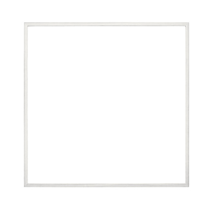 white  picture frame isolated on white