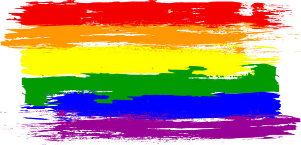 istock LGBT community. Pride day. Hand with heart in rainbow colors 1414203808