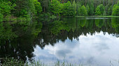 Reserve Pustynskie lakes in the Nizhny Novgorod region