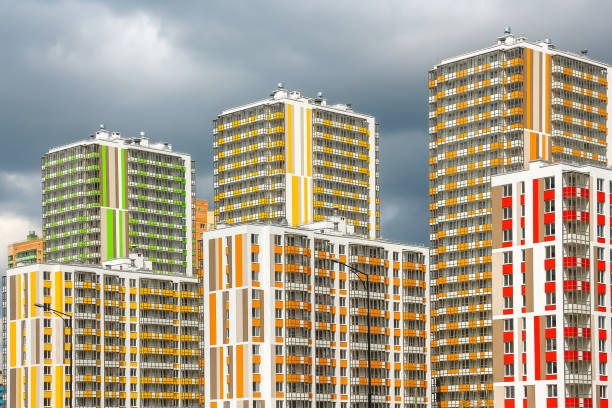 istock New skyscrapers in Kudrovo district. 1414208739