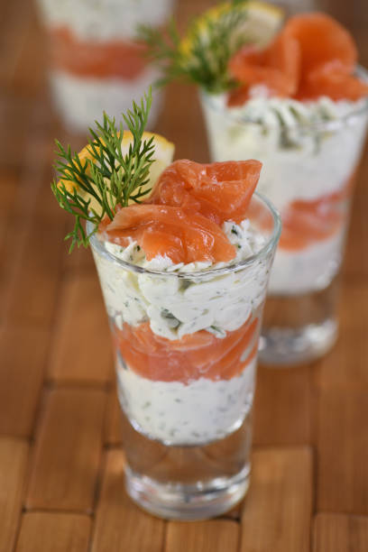istock Verrine  soft  cheese cream and salmon 1414209263