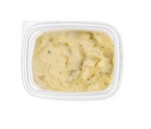 istock Mushroom sauce isolated on white background with clipping path 1414216682