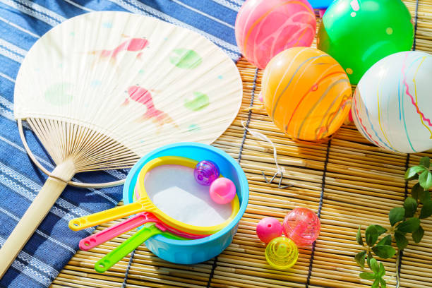 istock Japanese festivals, balloons, balls scoops 1414217387